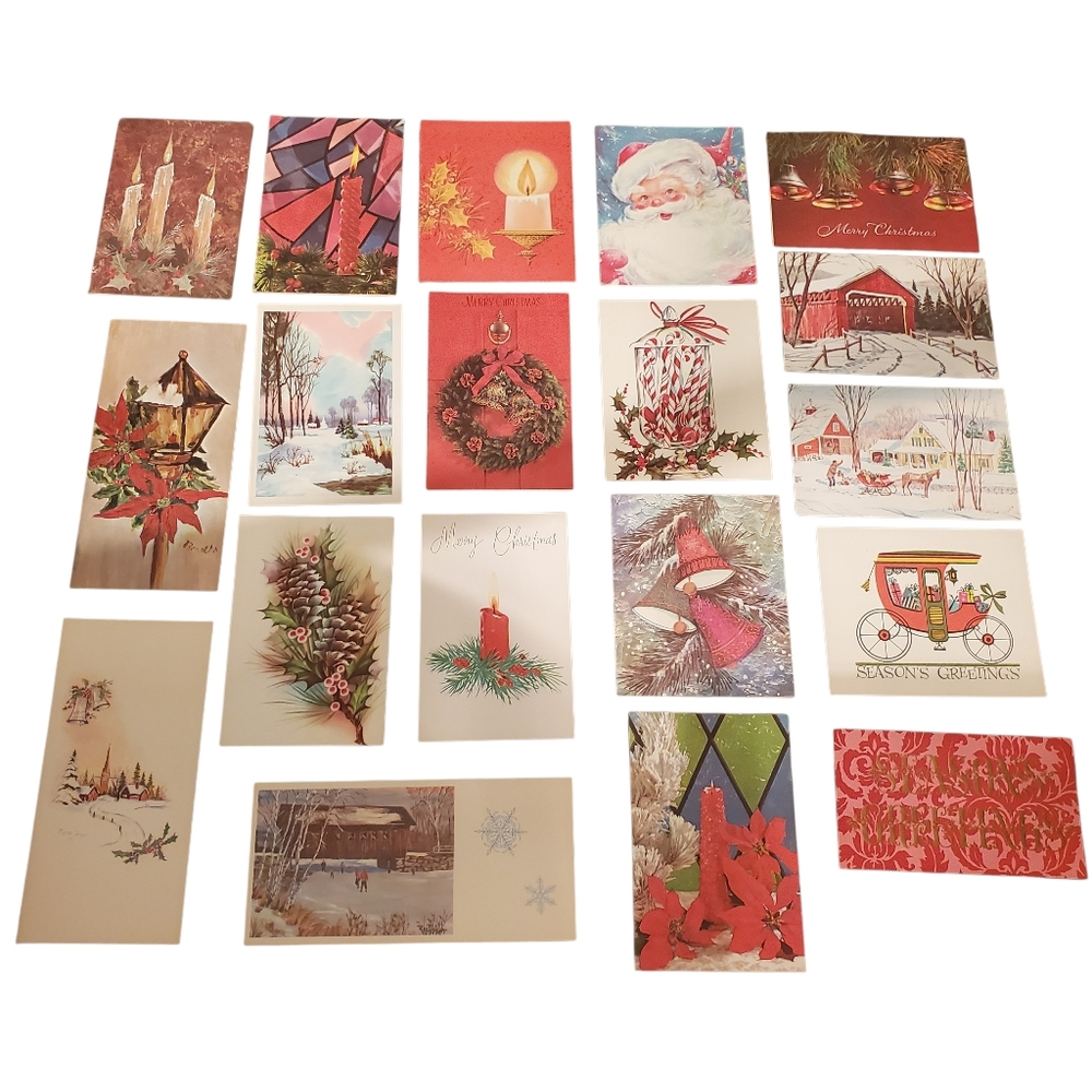 Vintage Christmas Cards Lot